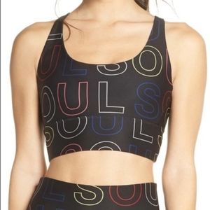 Soul by SoulCycle Knockout Print Sports Bra